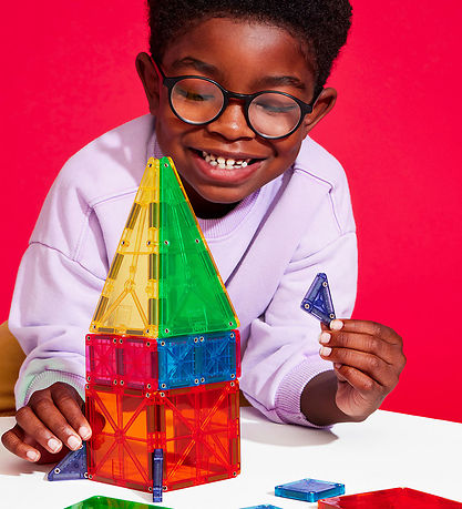 Magna-Tiles Magnet Set - 20 Parts - MicroMAGS & Combo