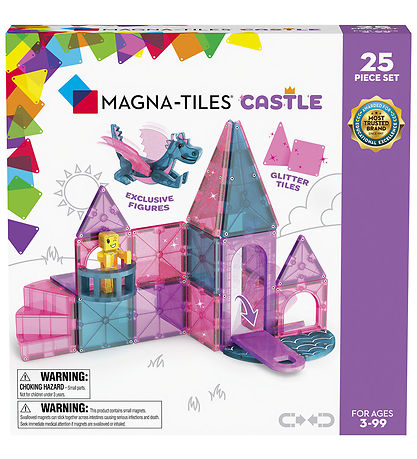 Magna-Tiles Magnet set - 25 Parts - Castle