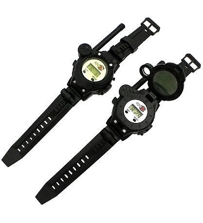 SpyX Walkie Talkies - Wrist - Black