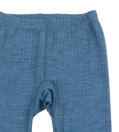 Joha Leggings - Wool - Denim Blue
