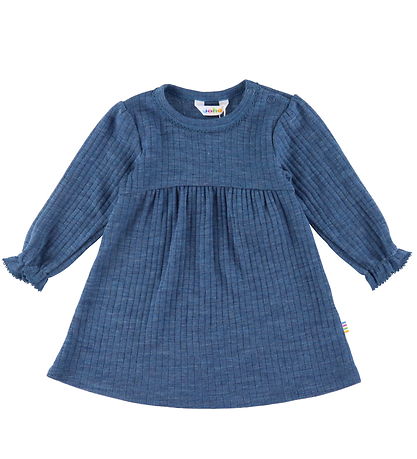 Joha Klänning - Ull - Denim Blå