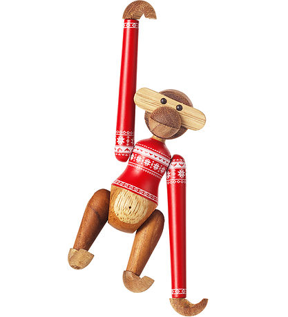 Kay Bojesen Träfigur - Apa - Julesweater 2024 - Mini - Teak/Limb