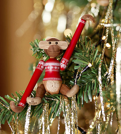Kay Bojesen Träfigur - Apa - Julesweater 2024 - Mini - Teak/Limb