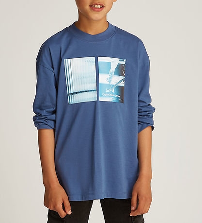 Calvin Klein Blouse - Shifted Picture - Ensign Blue