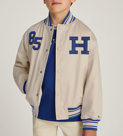Tommy Hilfiger Jacke - Twill Abzeichen Varsity - Classic+ Beige