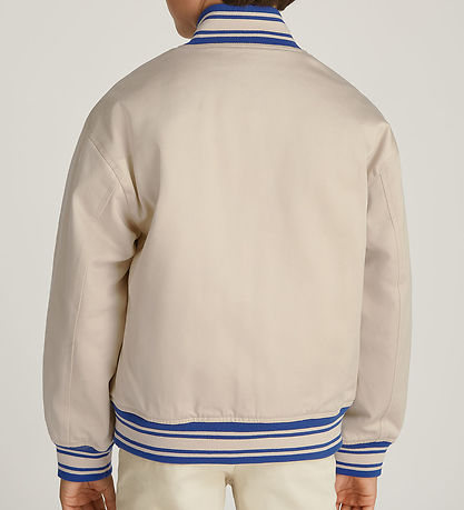 Tommy Hilfiger Jacke - Twill Abzeichen Varsity - Classic+ Beige