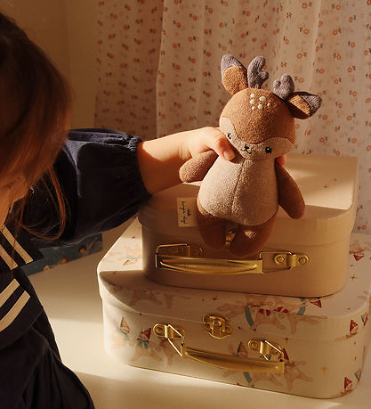 Konges Sløjd Rattle - Reindeer - Brown Konges Sløjd Rattle - Reindeer - Brown