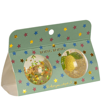 Konges Sløjd Bouncy ball - 2-Pack - Lemon/Tiger