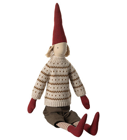 Maileg Elf - 61 cm - Boy w. Trousers/Knitted Blouse Maileg Elf - 61 cm - Boy w. Trousers/Knitted Blouse