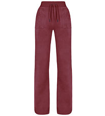 Juicy Couture Velvet Trousers - Set Ray - Tawny Port Juicy Couture Velvet Trousers - Set Ray - Tawny Port