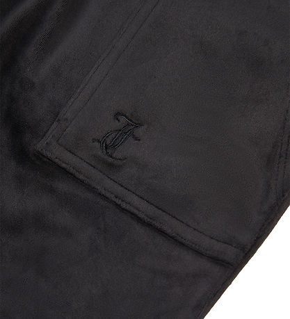 Juicy Couture 벨루어 바지 - 레이라 포켓 - 블랙