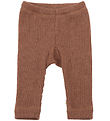 Leggings Joha - Tricoté - Laine - Marron Leggings Joha - Tricoté - Laine - Marron