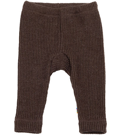 Joha Leggings - Knitted - Wool - Dark Brown Joha Leggings - Knitted - Wool - Dark Brown