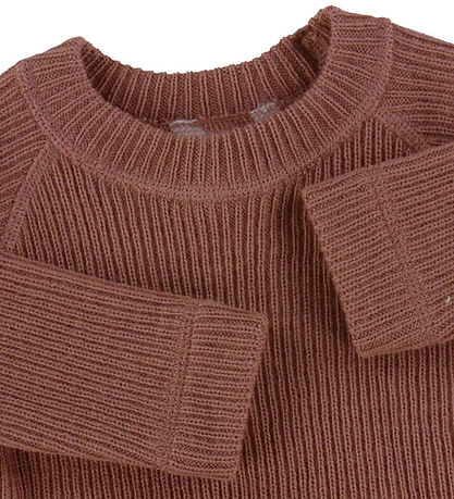 Joha Blouse - Knitted - Wool - Brown