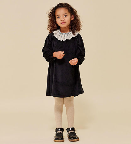 Robe - velours Konges Sløjd - Venola - Noir