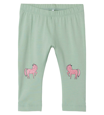 Name It Leggings - NbfJennia Capri - Silt Green Name It Leggings - NbfJennia Capri - Silt Green