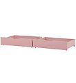 Hoppekids Drawers w. Wheels - 2 pcs - 70x160 cm - Pale Rose