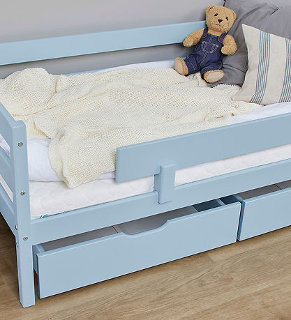 Hoppekids Juniorseng - ØKO Comfort - 166x76x65 cm - Dream Blue