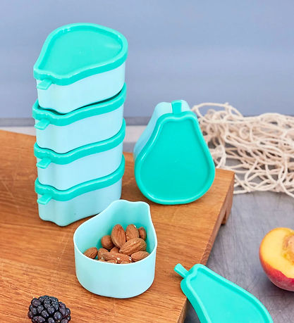 Rice Food container - 6-Pack - Pear shape - 7x5.5 cm - Green Rice Food container - 6-Pack - Pear shape - 7x5.5 cm - Green