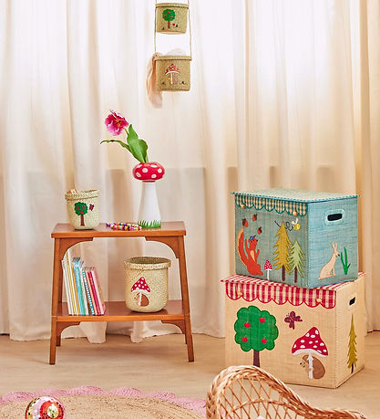 Panier de stockage Rice - Raffia - XL - Happy Forêt Thème
