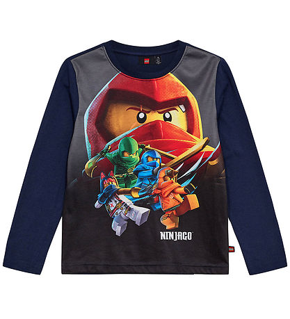 LEGO® Ninjago Blouse - LWTano 619 - Dark Navy w. Print LEGO® Ninjago Blouse - LWTano 619 - Dark Navy w. Print