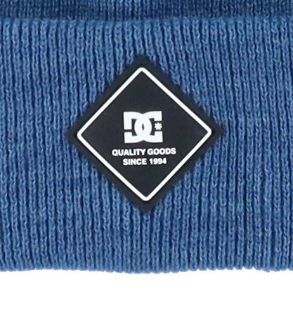 DC Beanie - Knitted - Label - Dark Blue
