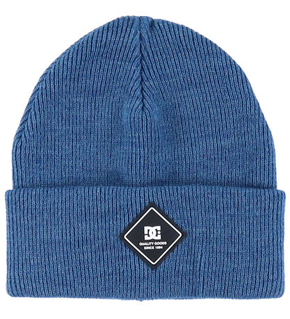 DC Beanie - Knitted - Label - Dark Blue