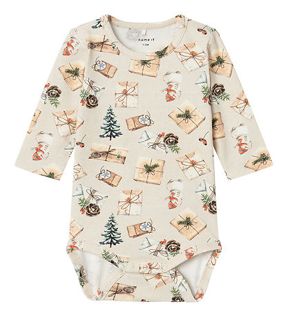 Name It Bodysuit L/æ - NbnRoccos - Peyote Melange Name It Bodysuit L/æ - NbnRoccos - Peyote Melange