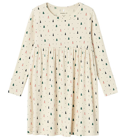 Robe Name It - Rib - NmfDab - Summer Sable av. Arbres de Noël Robe Name It - Rib - NmfDab - Summer Sable av. Arbres de Noël