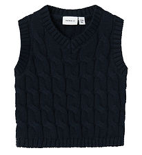 Name It Waistcoat - NbmRemon - Knitted - Dark Sapphire Name It Waistcoat - NbmRemon - Knitted - Dark Sapphire