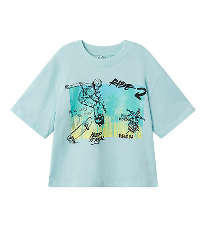 Name It T-Shirt - NmmJopo - Canal Blue