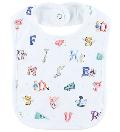 Bavoir Polo Ralph Lauren - Blanc av. Imprimé