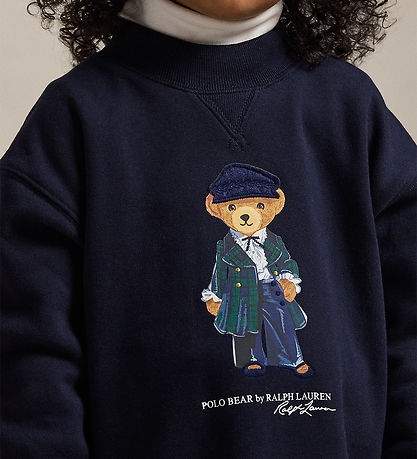 Polo Ralph Lauren Sweat Dress - Navy w. Soft Toy
