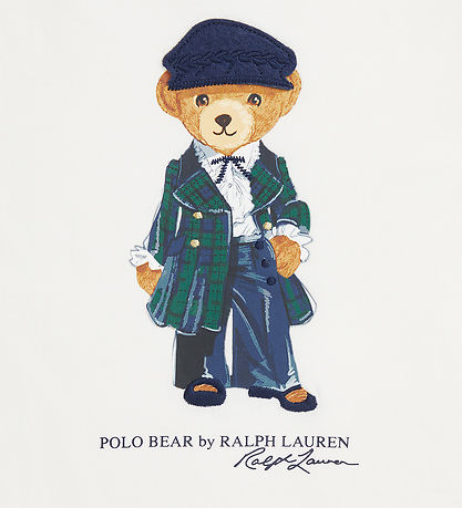 Polo Ralph Lauren Blouse - White w. Soft Toy Polo Ralph Lauren Blouse - White w. Soft Toy