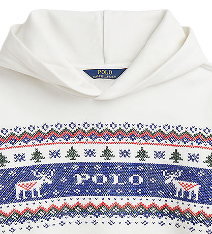 Polo Ralph Lauren Hoodie - White w. Embroidery