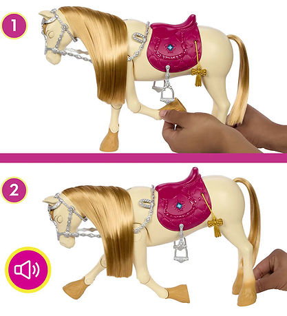 Barbie Horse w. Sound - 30 cm - Great Chase Feature Horse Barbie Horse w. Sound - 30 cm - Great Chase Feature Horse