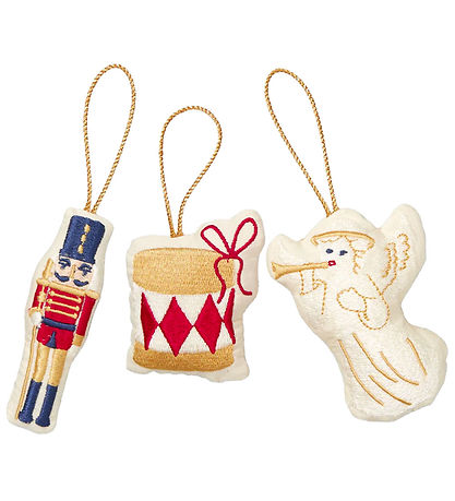 Cam Cam Christmas Decorations-Set - 3 pcs - Nutcracker Cam Cam Christmas Decorations-Set - 3 pcs - Nutcracker