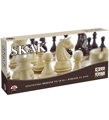 Danspil Brädspel - Schack/Dam - Magnetisk Delar