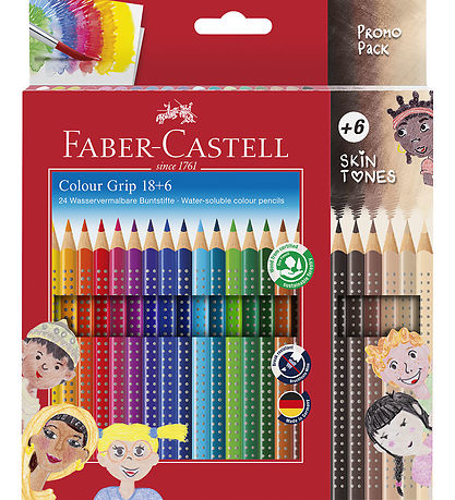 Faber-Castell Värikynät - 24 kpl. - Multi/Skin Äänet
