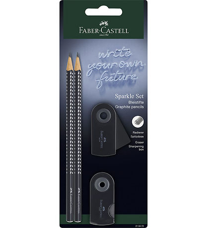 Faber-Castell Pencil set - Sparkle - 4 Parts - Black