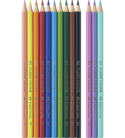 Faber-Castell Colouring Pencils - 13 pcs - Unicorn Pastel