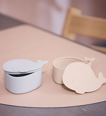 Filibabba Snackboxes - Silicone - The Whale Christian - 2-Pack -