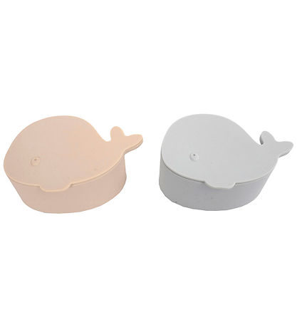 Filibabba Snackboxes - Silicone - The Whale Christian - 2-Pack -