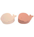 Filibabba Snackboxes - Silicone - The whale Christian - 2-Pack -