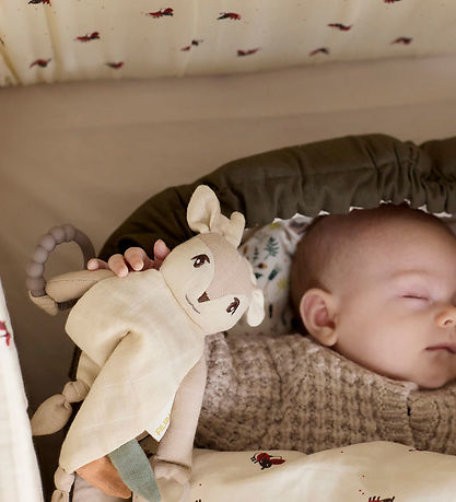 Filibabba Comfort Blanket w. Teether - The deer animal Fawn