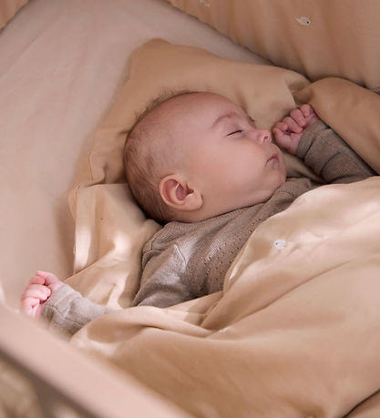 Filibabba Sengetøy - Baby - Warm Grey/Brodert Hvalen Christian Filibabba Sengetøy - Baby - Warm Grey/Brodert Hvalen Christian