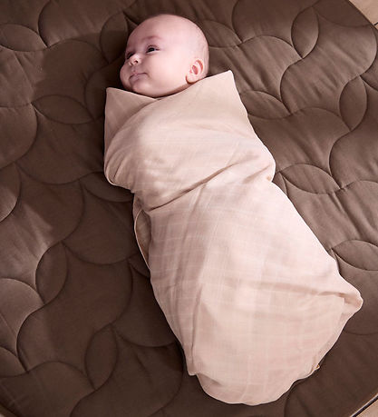 Filibabba Wikkeldoek - Mousseline - 120x120 cm - Warm Grey