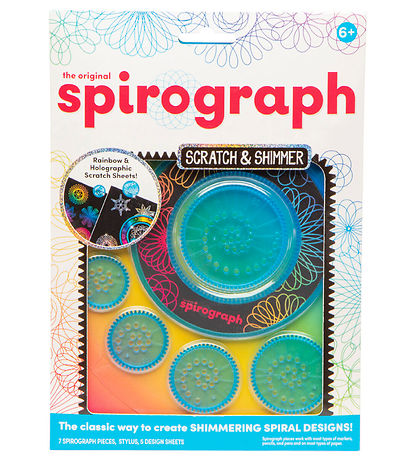 Spirograph 드로잉 세트 - 10개 - 가치 - 스크래치 & 쉬머