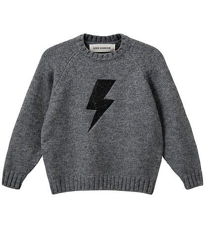 Sofie Schnoor Bluse - Strick - Wolle - Dark Grey