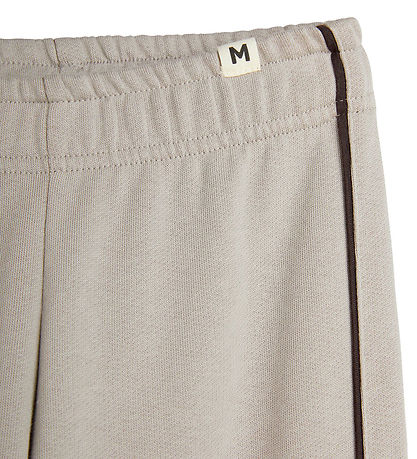 Mini Rodini Sweatpants - Plain Piping - Grey Mini Rodini Sweatpants - Plain Piping - Grey